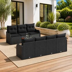 Reliable 8-Piece Garden Sofa Set with Great Value