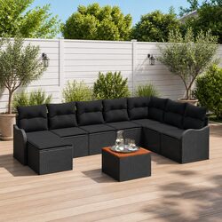 9-Piece Modular Garden Sofa Set: Comfort and Quality