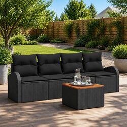 Versatile 5 Piece Garden Sofa Set for Your Outdoor Comfort