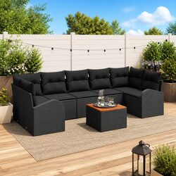 8-Piece Garden Sofa Set: Practical and Stylish
