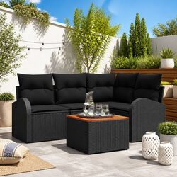 Comfortable 5-Piece Modular Sofa Set for Your Garden