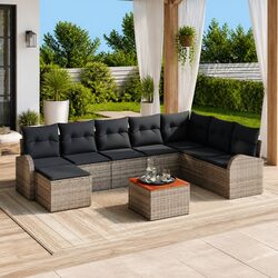 Comfortable and Valuable 9-Piece Outdoor Sofa Set