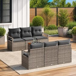 Affordable 7-Piece Garden Sofa Set with Great Features