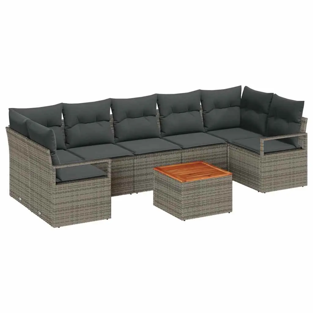 8-Piece Garden Sofa Set with Storage