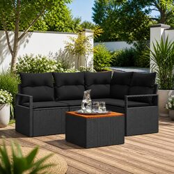 Comfortable and Practical 5 Piece Garden Sofa Set