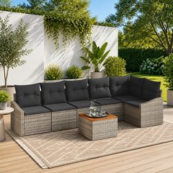 7-Piece Garden Sofa Set - Comfort Meets Value
