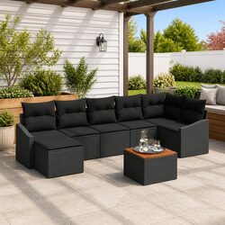 Practical 8 Piece Modular Garden Sofa Set for Every Outdoor Need