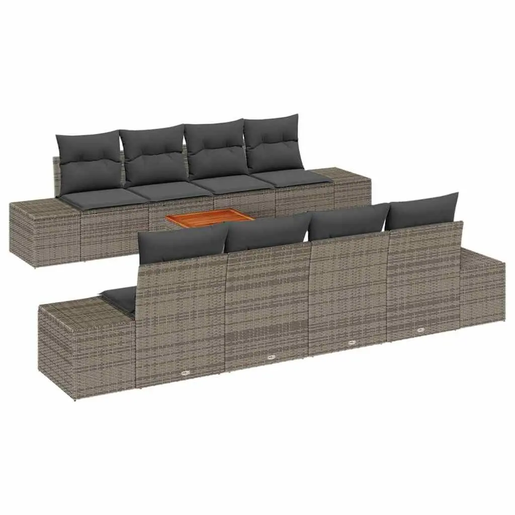 9 Piece Modular Garden Sofa Set