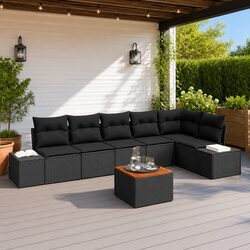 Quality 7-Piece Garden Sofa Set with Storage Bag