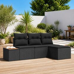 Practical Outdoor Garden Sofa Set with Storage