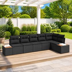 Comfortable and Practical 6-Piece Outdoor Sofa Set