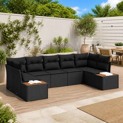 Affordable Modular Garden Sofa Set 7 pcs with Comfort