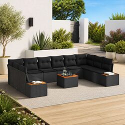 Comfortable and Stylish 10-Piece Outdoor Sofa Set