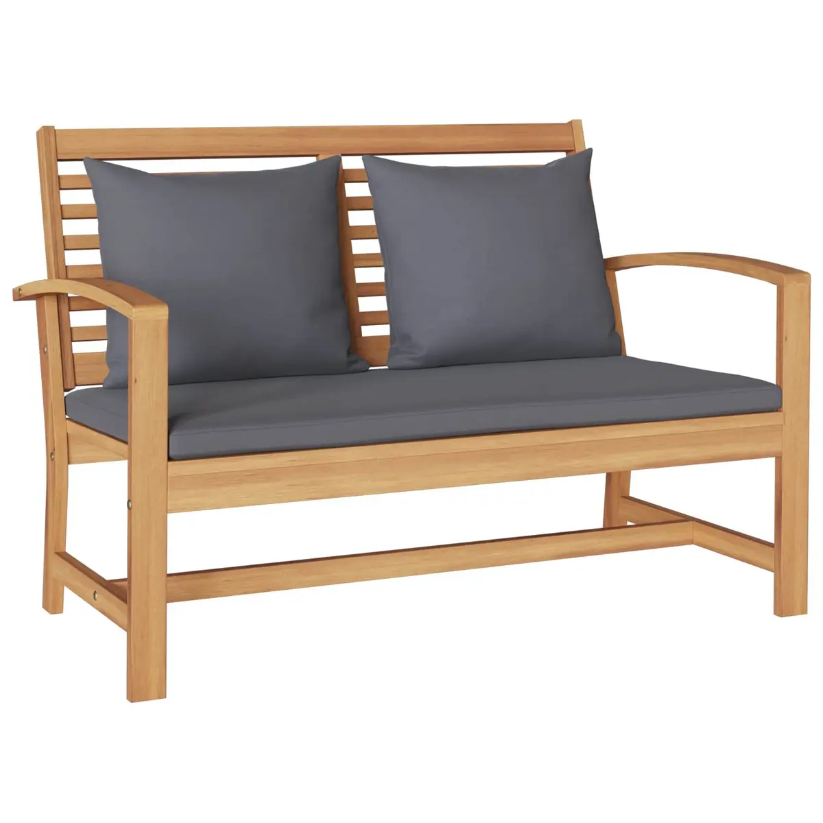 4-Piece Brown Garden Sofa Set