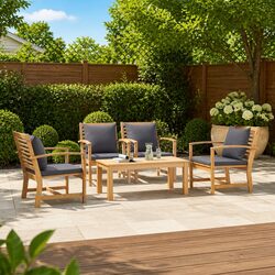 Comfortable and Durable 5-Piece Garden Sofa Set