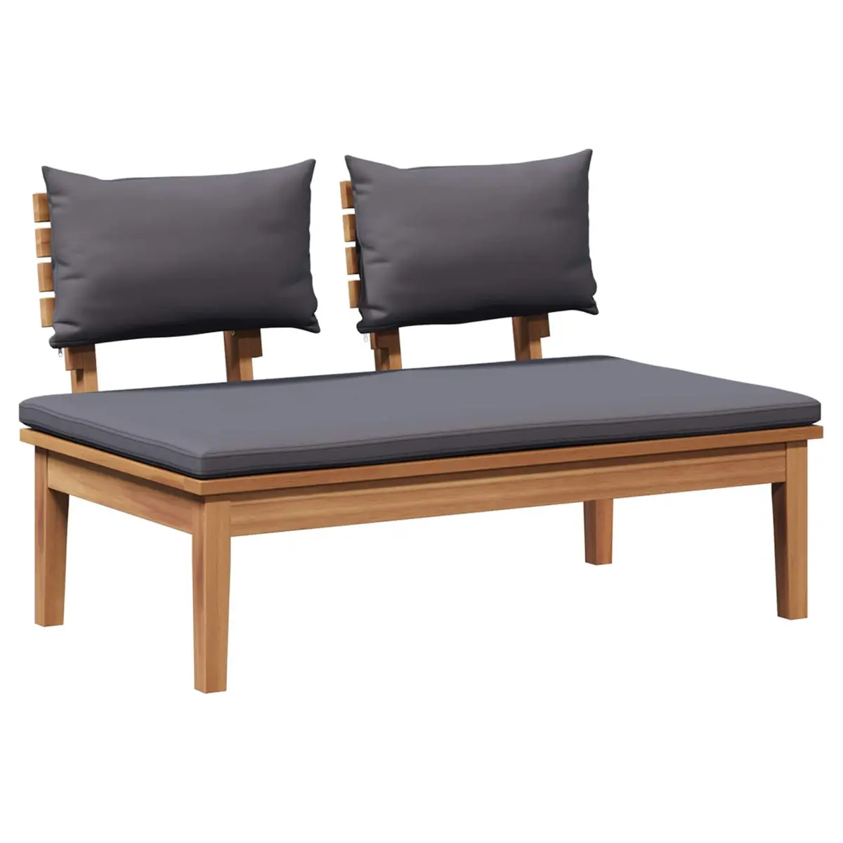 Outdoor Garden Sofa Set 4 Piece Brown Grey Patio Furniture Lounge Seating