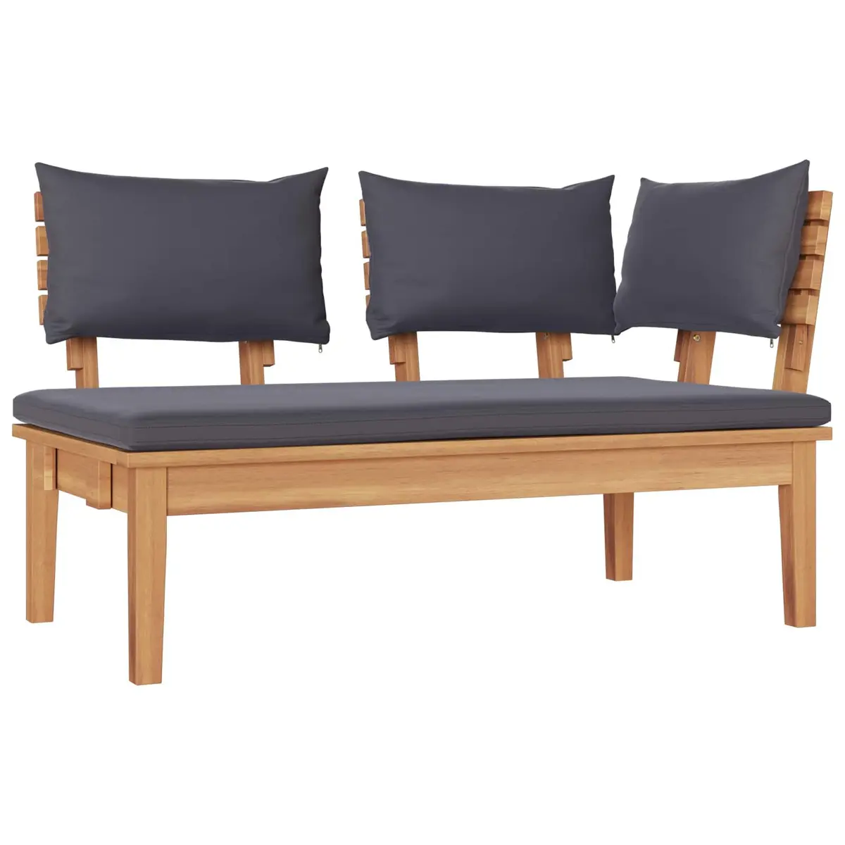 4 Piece Outdoor Garden Sofa Set Modern Patio Seating Furniture Brown Grey