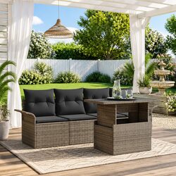 Comfortable Modular Garden Sofa Set for Relaxation