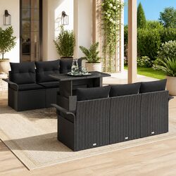 Comfortable 7-Piece Garden Sofa Set with Quality Design
