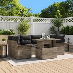 Affordable 7-Piece Modular Sofa Set for Your Garden