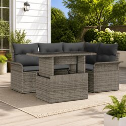 Comfortable and Stylish: 5-Piece Modular Garden Sofa Set