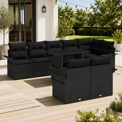 Comfort Meets Value: 9 Piece Outdoor Sofa Set