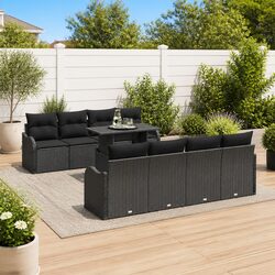 Quality 9 Piece Outdoor Sofa Set for Comfort and Style