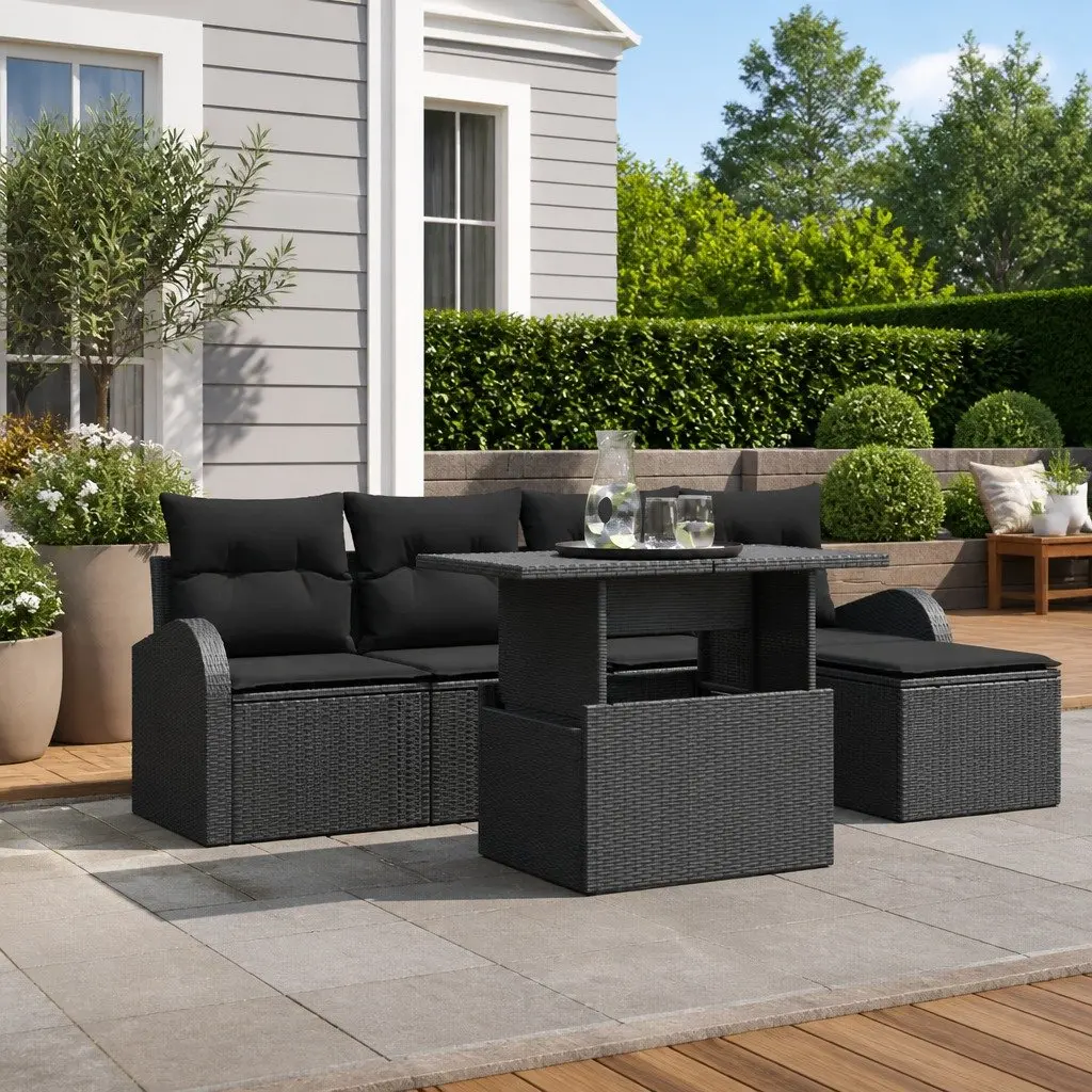 Outdoor Sofa Set with Integrated Storage