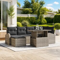 Comfortable and Value-Oriented 7-Piece Garden Sofa Set