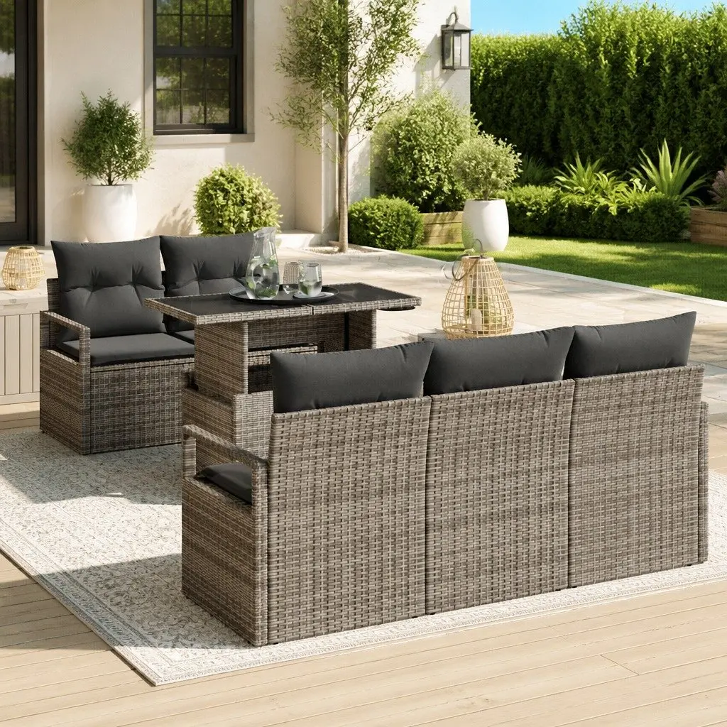 6-Piece Garden Sofa Set