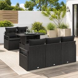 Practical and Stylish 6-Piece Garden Sofa Set