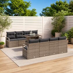 Comfortable and Affordable 9-Piece Garden Sofa Set