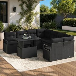 Affordable and Functional 9-Piece Garden Sofa Set
