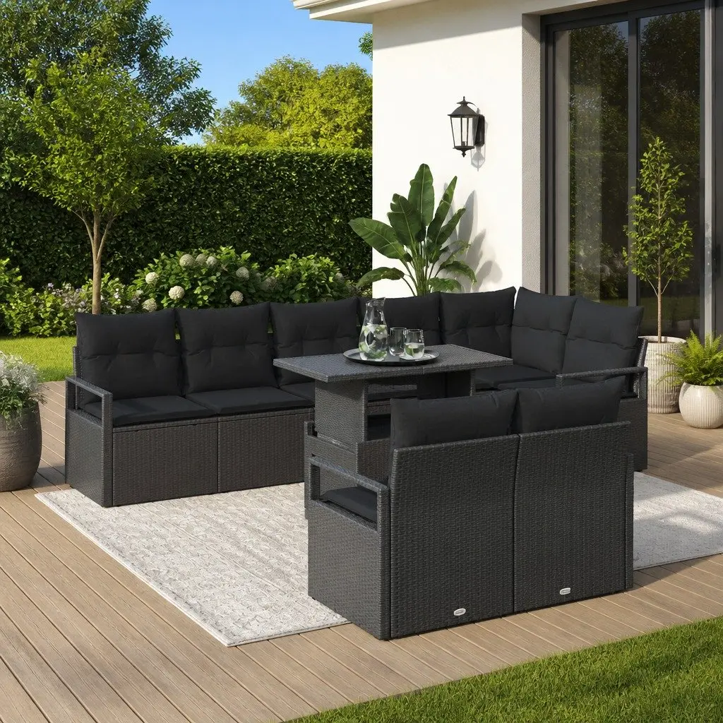 9-Piece Garden Sofa Set for Relaxation