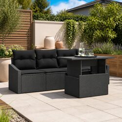 Reliable 5-Piece Outdoor Sofa Set with Storage Options