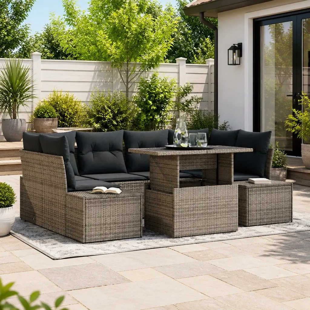 7-Piece Garden Sofa Set