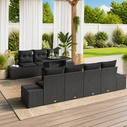 Durable 8-Piece Garden Sofa Set with Comfort in Mind