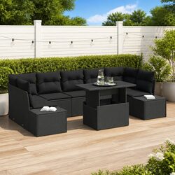 Practical Outdoor Garden Sofa Set: 8-Piece Design
