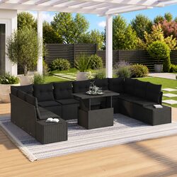 Comfortable and Durable 11-Piece Outdoor Sofa Set