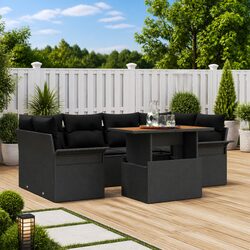Affordable Comfort: 7-Piece Garden Sofa Set