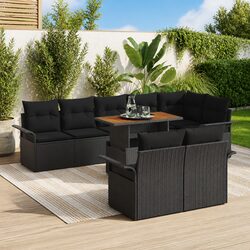Affordable and Practical 9-Piece Garden Sofa Set