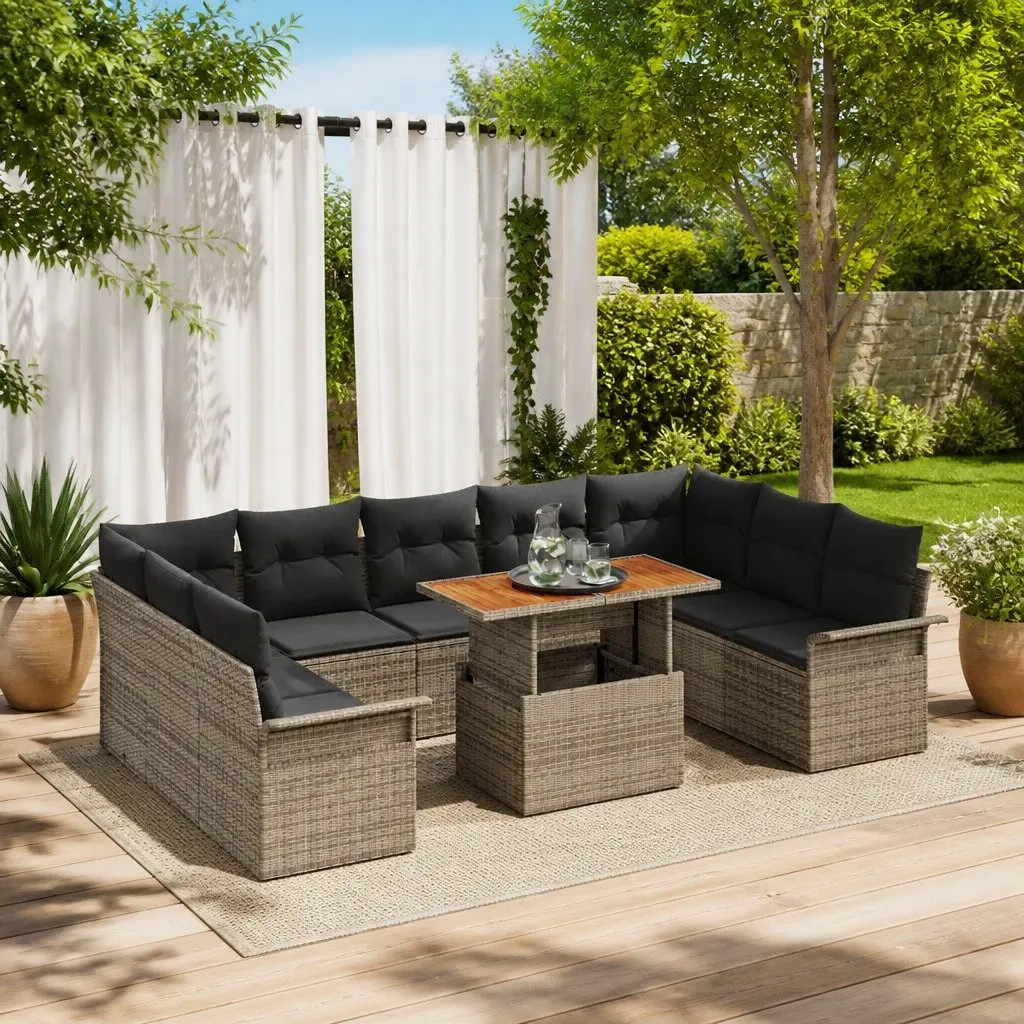 10-Piece Garden Sofa Set