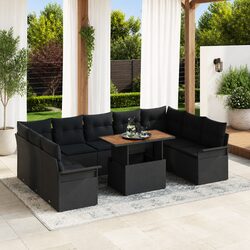 Comfort and Value in This 10 Piece Garden Sofa Set