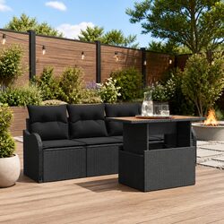 Reliable 5-Piece Outdoor Sofa Set with Storage Feature
