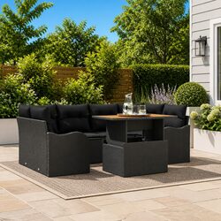 Quality 7-Piece Garden Sofa Set with Practical Features