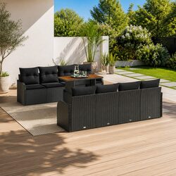 Comfortable 9-Piece Outdoor Sofa Set for Your Garden
