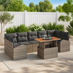 Comfort and Value with 8-Piece Garden Sofa Set