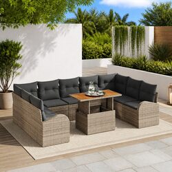 Practical Outdoor Sofa Set with Storage Solutions