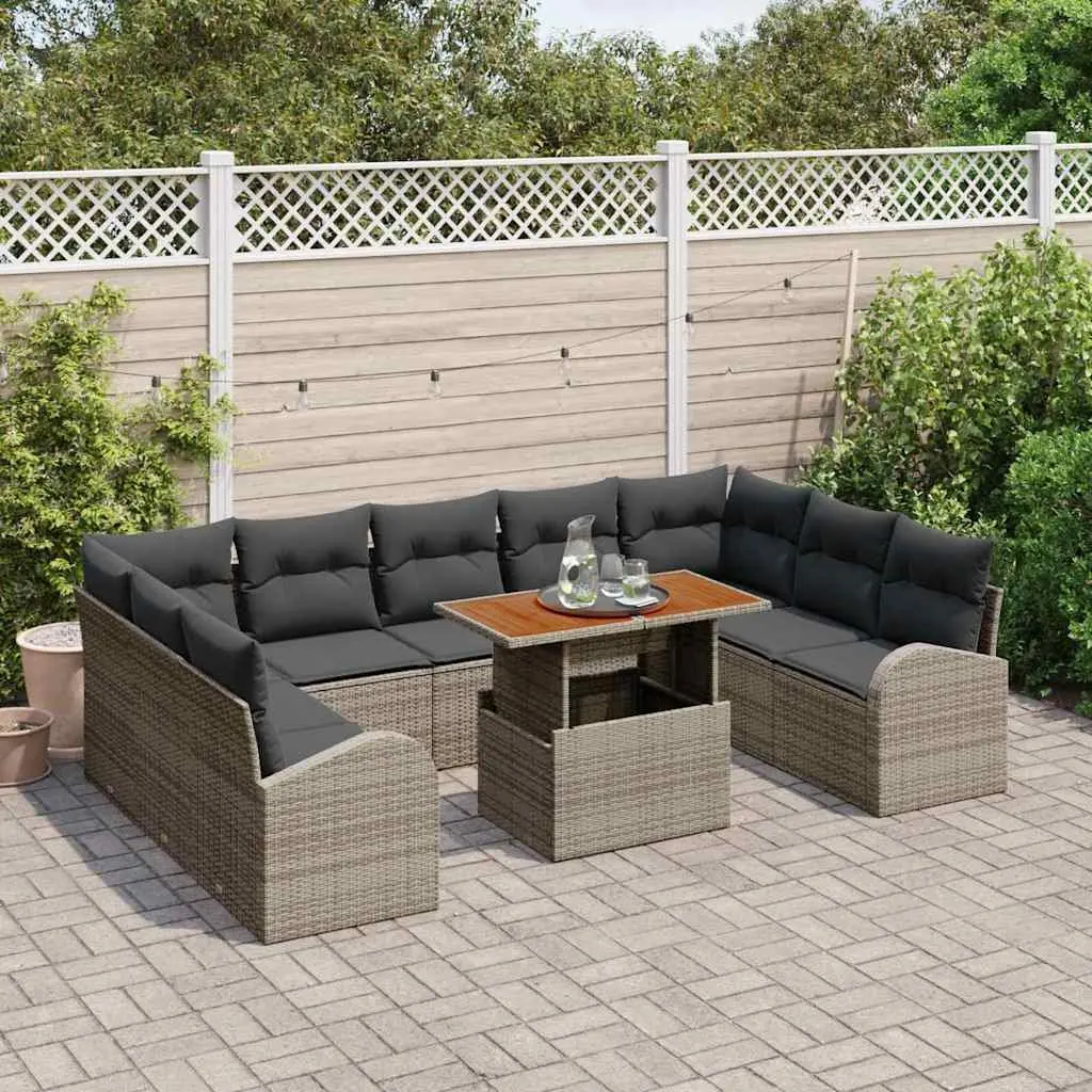 Outdoor Sofa Set with Storage Solutions