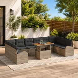 Comfortable and Practical 11-Piece Garden Sofa Set